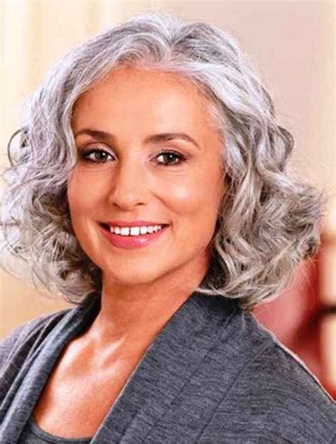 hairstyles for women with gray hair